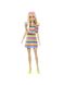 Лялька Barbie "Модниця" з брекетами у смугастій сукні колір різнокольоровий ЦБ-00231948 SKT000937569 фото 1