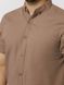 Чоловіча сорочка з коротким рукавом 44 колір бежевий ЦБ-00218776 SKT000905254 фото 2