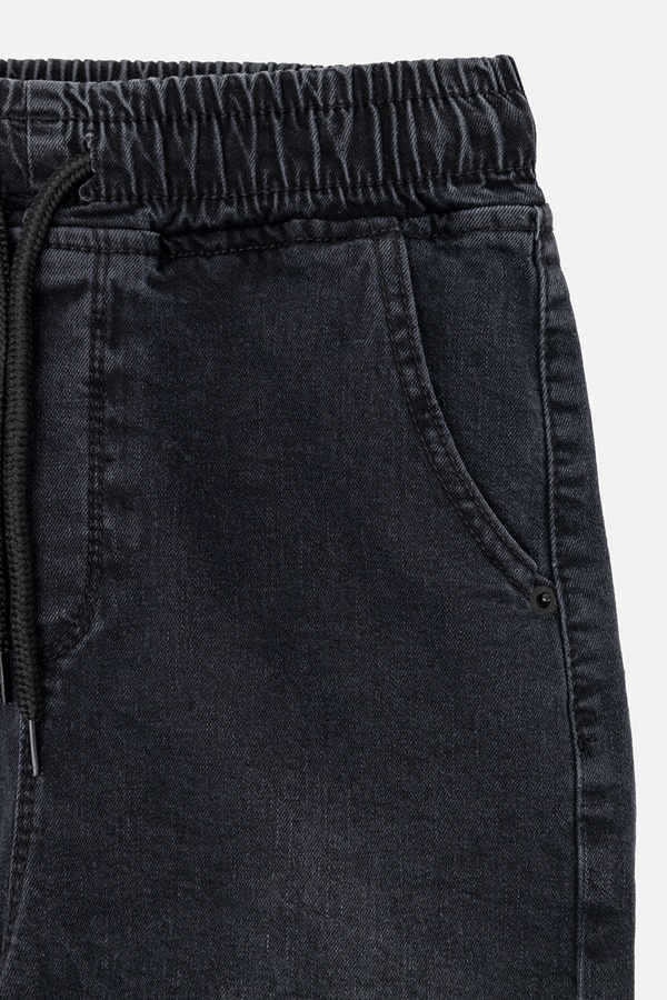 Джогеры джинсовые для мальчика 146 цвет черный ЦБ-00242543 SKT000965009 фото
