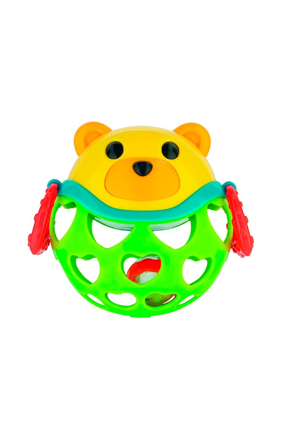Игрушка с погремушкой интерактивная Зеленый Мишка цвет разноцветный ЦБ-00250803 SKT000994336 фото