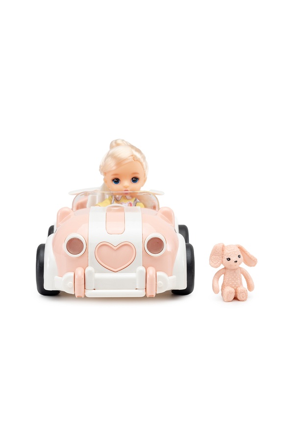 Кукла шарнирная, с машиной и зайкой цвет разноцветный ЦБ-00248078 SKT000988550 фото