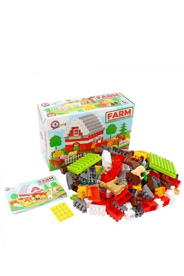 Іграшка "Конструктор Ферма ТехноК" Technok Toys 0327 ЦБ-00271935 фото