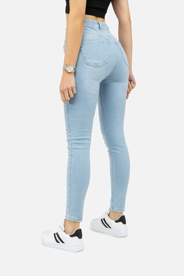 Жіночі джинси slim 38 колір блакитний ЦБ-00247197 SKT000986437 фото