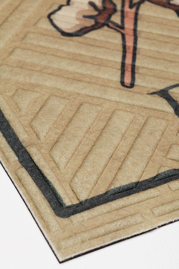 Придверний килимок з дизайном "Тест на москаля" колір різнокольоровий ЦБ-00203592 SKT000875340 фото