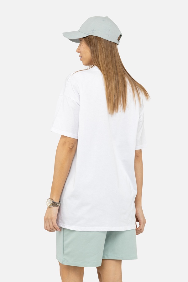 Жіноча футболка з коротким рукавом 48 колір білий ЦБ-00242210 SKT000963987 фото