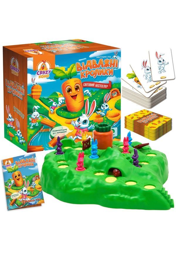 Игра настольная - Отважные кролики Vladi Toys VT8055-40 ЦБ-00260283 фото