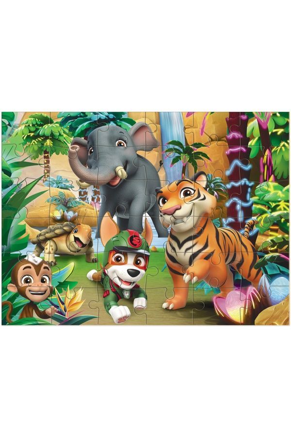 Пазли 2 в 1 Paw Patrol. Пригоди у Джунглях, 60 елементів DoDo 4823115909886 ЦБ-00284363 фото