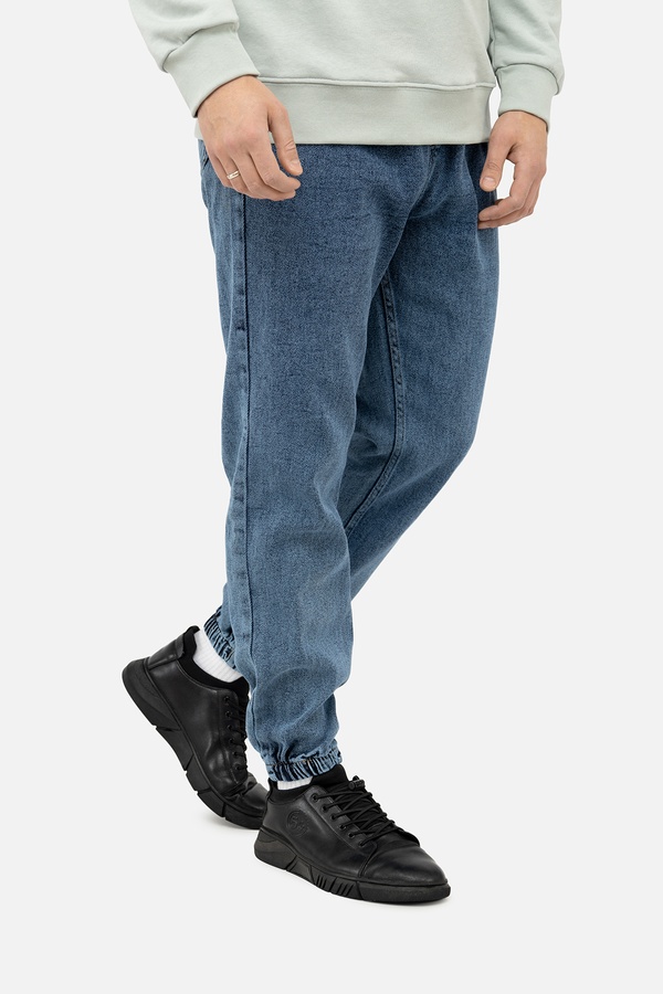 Мужские джинсовые джогеры 44 цвет синий ЦБ-00241662 SKT000962339 фото