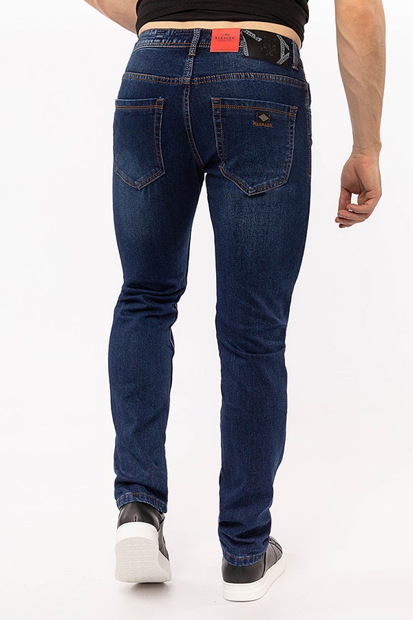 Чоловічі джинси 58 колір темно-синій ЦБ-00203308 SKT000873891 фото