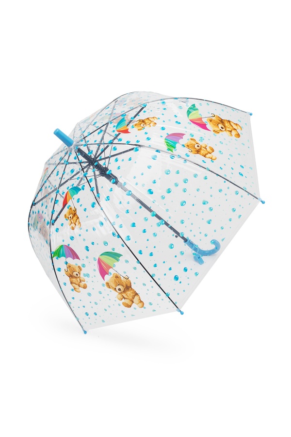 Прозора парасолька для дівчинки колір блакитний ЦБ-00249348 SKT000991102 фото
