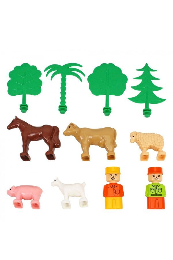 Іграшка "Конструктор Ферма ТехноК" Technok Toys 0327 ЦБ-00271935 фото