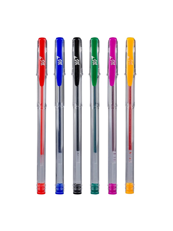 Ручки гелеві "Classic" колір різнокольоровий ЦБ-00139625 SKT000491652 фото
