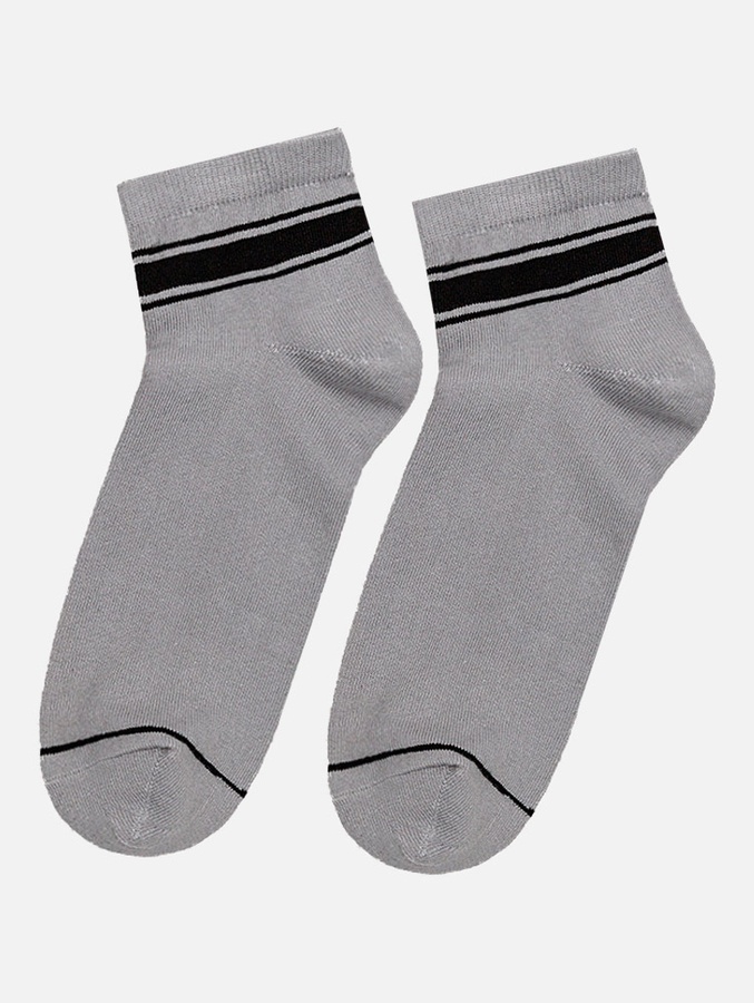 Чоловічі шкарпетки 40-42 колір світло-сірий ЦБ-00214563 SKT000896615 фото