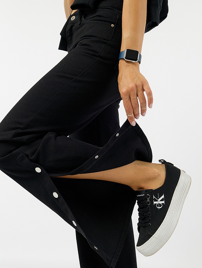 Жіночі джинси 48 колір чорний ЦБ-00227820 SKT000927556 фото