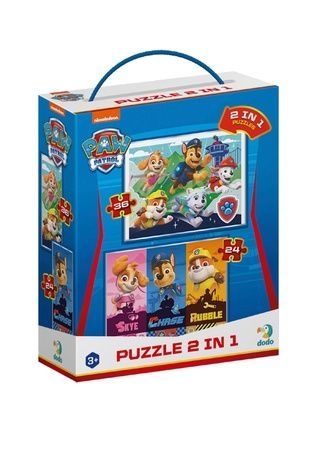 Пазлы 2 в 1 Paw Patrol. Такие хорошие щенки, 60 элементов DoDo 4823115909626 ЦБ-00284364 фото