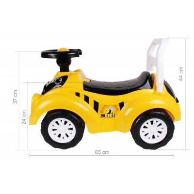 Игрушка "Автомобиль для прогулок ТехноК" цвет желтый ЦБ-00134094 SKT000476559 фото