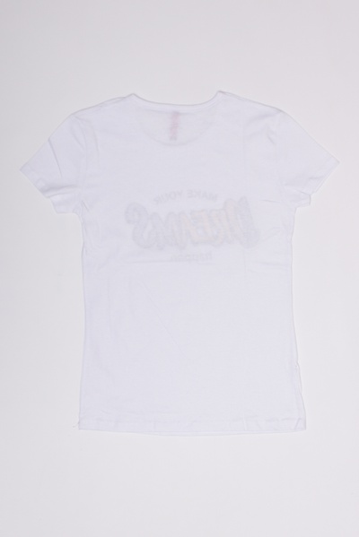 Женская футболка 48 цвет белый ЦБ-00191994 SKT000847701 фото