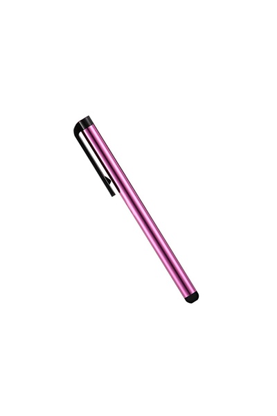 Стилус ємнісний, з пластиковою ручкою, алюмінієвий колір фіолетовий ЦБ-00224830 SKT000921068 фото