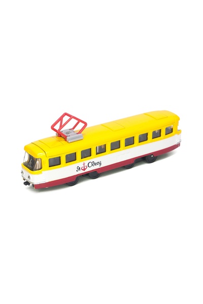 Іграшка-модель "Міський трамвай Одеса" колір різнокольоровий ЦБ-00015467 SKT000302901 фото
