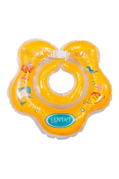 Круг для купання немовлят колір жовтий 00-00155389 SKT000184218 фото