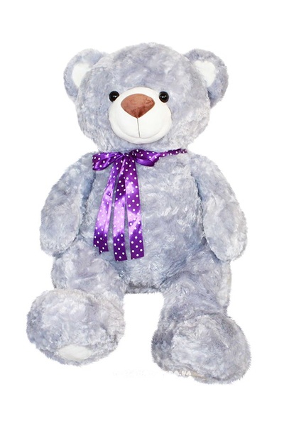 М'яка іграшка - ведмедик Бублик колір сірий ЦБ-00233538 SKT000941701 фото