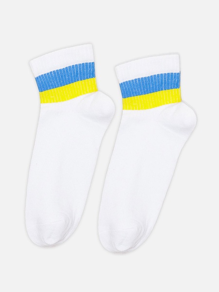 Чоловічі шкарпетки 43-45 колір білий ЦБ-00214911 SKT000897364 фото