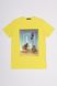 Чоловіча футболка 48 колір жовтий ЦБ-00190951 SKT000844257 фото 1