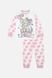 Пижама с длинным рукавом для девочки 116 цвет пудровый ЦБ-00159025 SKT000538079 фото 1