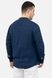 Мужская рубашка с длинным рукавом 44 цвет синий ЦБ-00244798 SKT000979877 фото 4