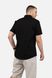 Мужская рубашка с коротким рукавом 46 цвет черный ЦБ-00250764 SKT000994253 фото 3