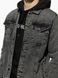 Мужская джинсовая куртка 42 цвет темно-серый ЦБ-00213713 SKT000894467 фото 2