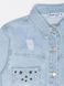 Куртка джинсова для дівчинки 122 колір блакитний ЦБ-00189603 SKT000840452 фото 2