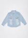 Джинсовая куртка для девочки 122 цвет голубой ЦБ-00189603 SKT000840452 фото 1