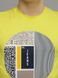 Чоловіча футболка регуляр 52 колір жовтий ЦБ-00216049 SKT000899828 фото 2