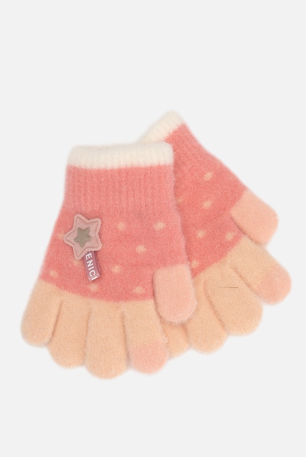 Перчатки для девочки 2.5 цвет розовый ЦБ-00228664 SKT000930100 фото