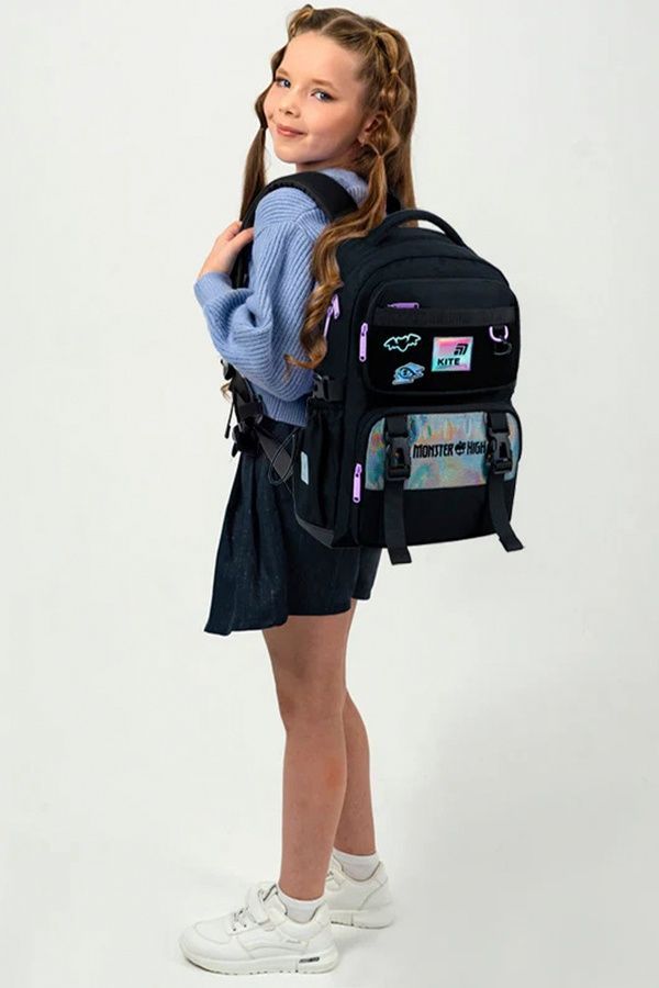 Рюкзак ортопедичний шкільний Kite Education Monster High KITE MH26-1022M ЦБ-00297749 фото