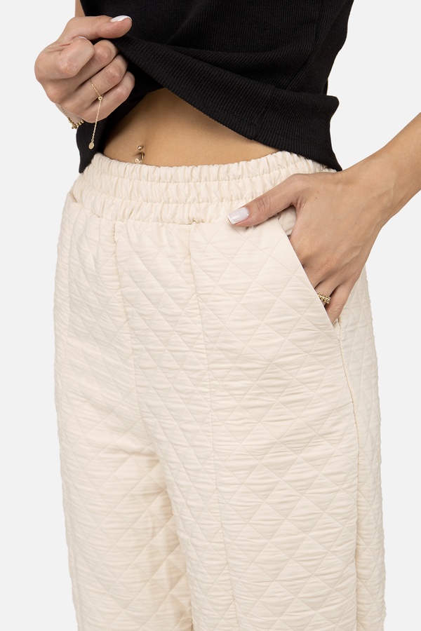 Женские брюки баллоны 44 цвет молочный ЦБ-00210013 SKT000888413 фото