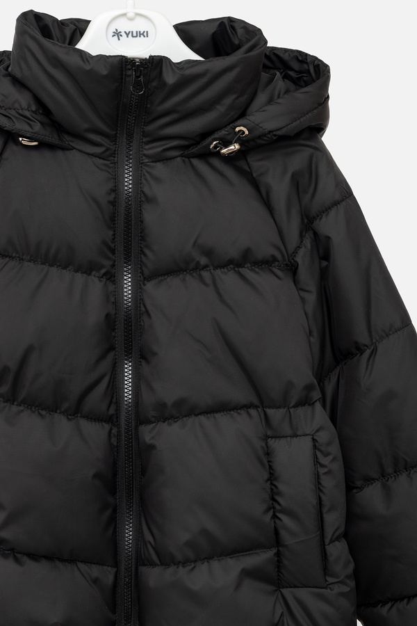 Куртка для дівчинки 146 колір чорний ЦБ-00243847