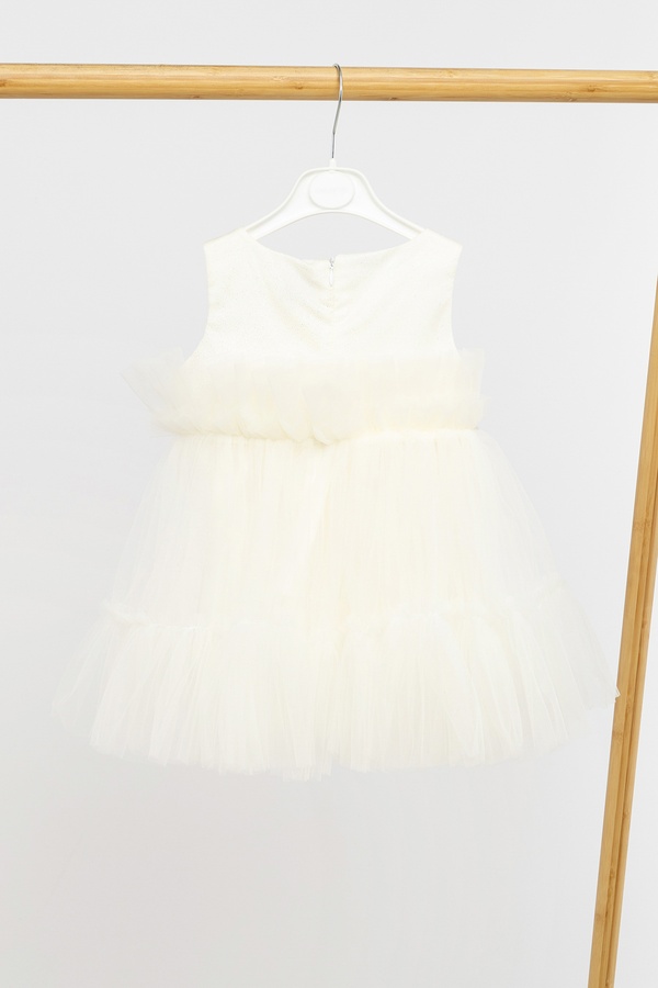 Сукня для дівчинки 92 колір молочний ЦБ-00228210 SKT000928529 фото