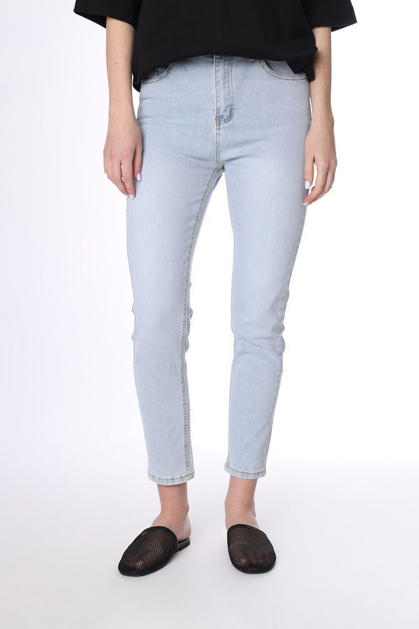 Джинсы skinny женские цвет голубой 42 ЦБ-00290502 фото