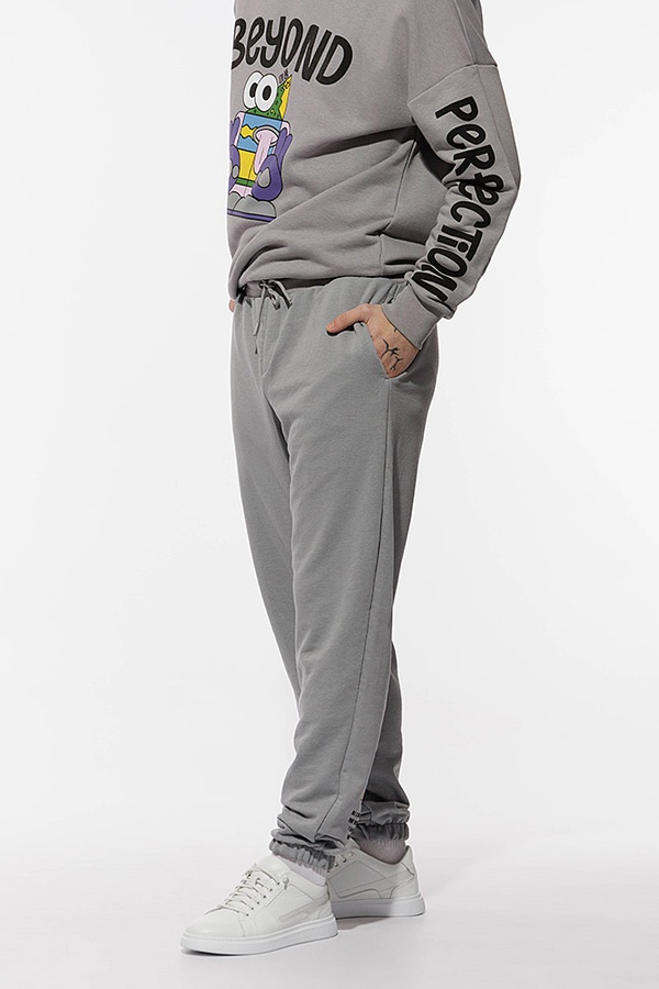 Чоловічі спортивні штани Beyond 44 колір сірий ЦБ-00208483 SKT000884659 фото