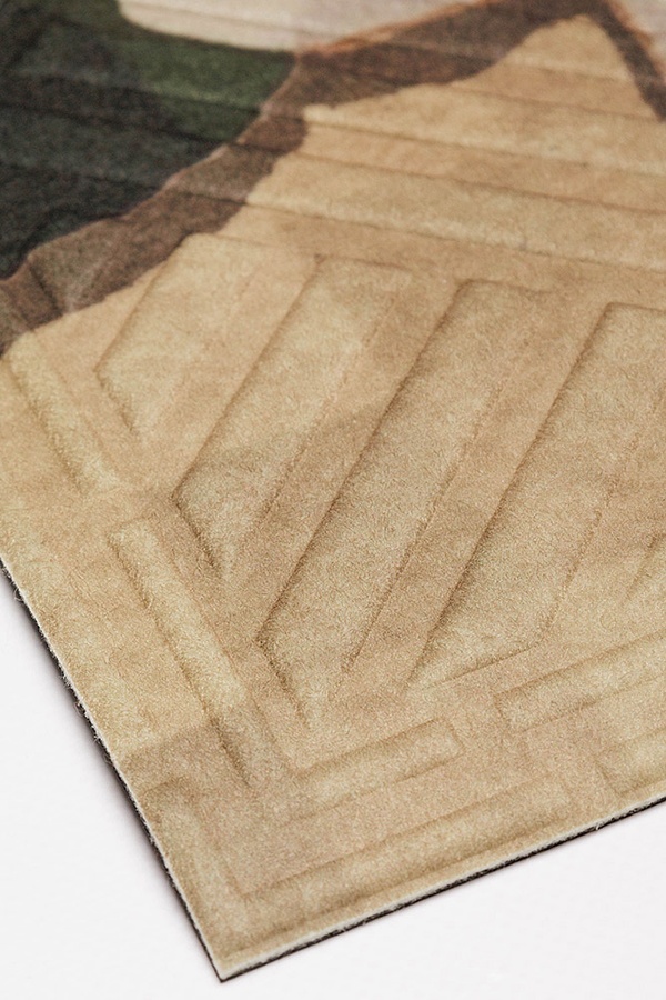 Придверний килимок з дизайном "Крихітко, ступай спокійно" колір різнокольоровий ЦБ-00203593 SKT000874318 фото