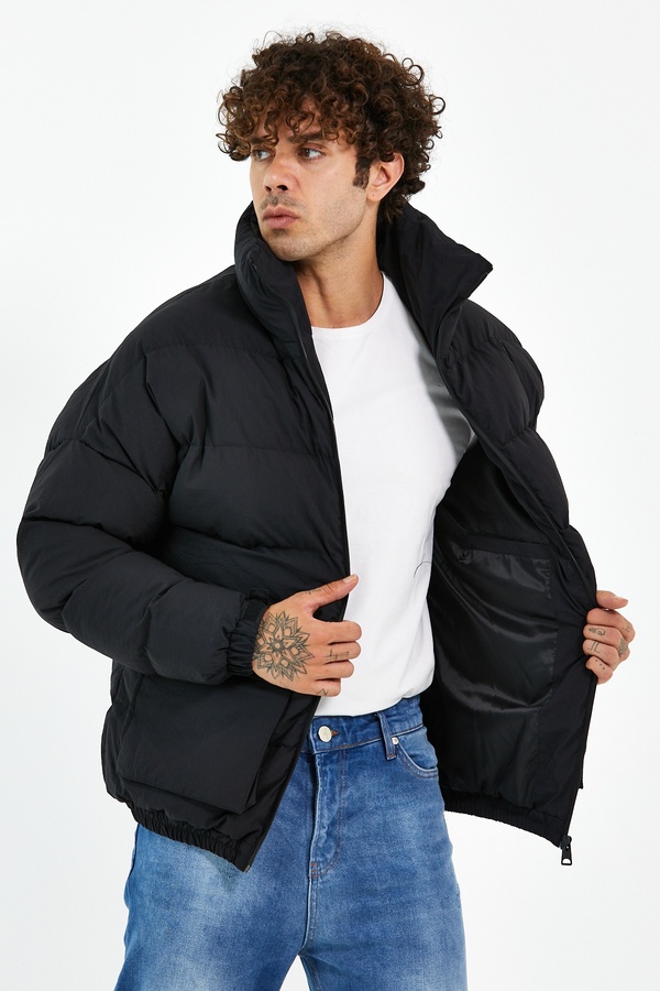 Куртка коротка чоловіча колір чорний ЦБ-00173908 SKT000581739 фото