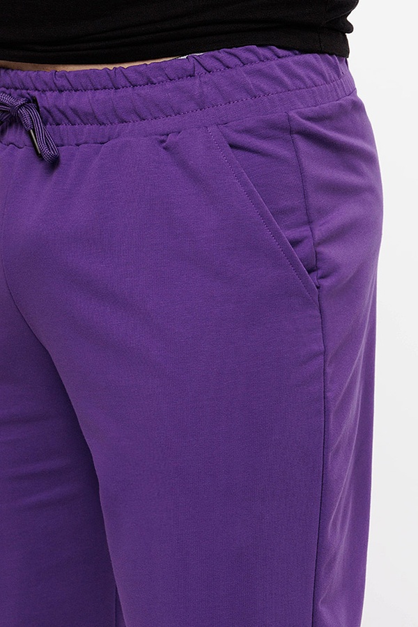 Мужские спортивные шорты неоверлоченые 52 цвет фиолетовый ЦБ-00208990 SKT000885903 фото