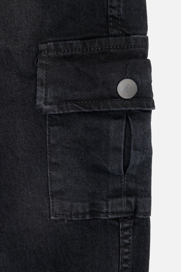 Джогери джинсові для хлопчика 92 колір чорний ЦБ-00242544 SKT000965010 фото