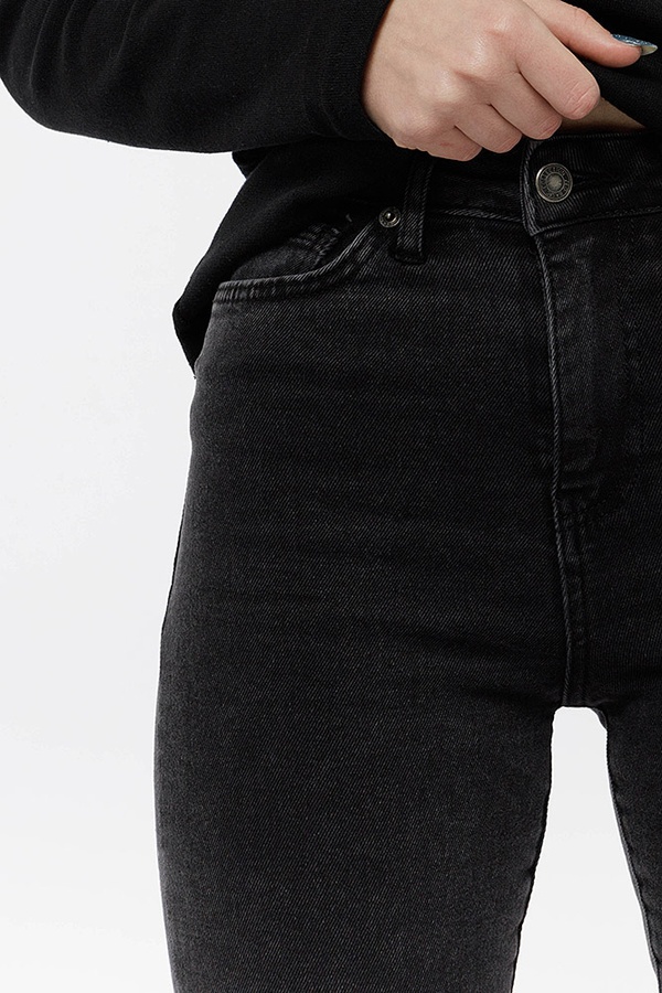Жіночі джинси 50 колір темно-сірий ЦБ-00208070 SKT000883993 фото