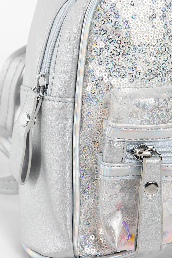 Рюкзак для девочки цвет серебристый ЦБ-00206116 SKT000879732 фото