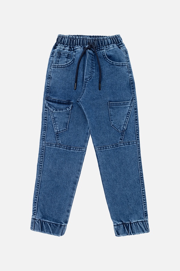Джогери джинсові для хлопчика 92 колір синій ЦБ-00243733 SKT000969198 фото