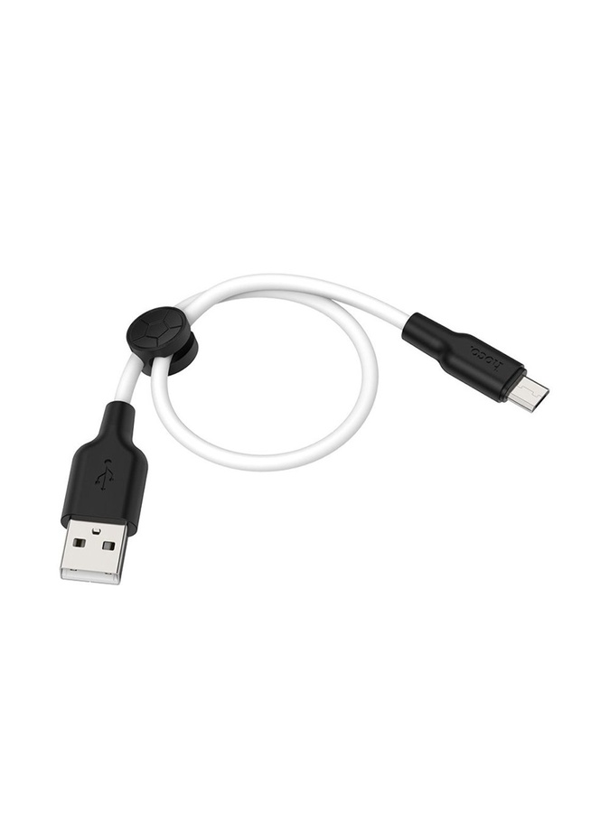 USB кабель X21 Plus Micro 2.4A 0.25 м цвет белый ЦБ-00215827 SKT000899294 фото