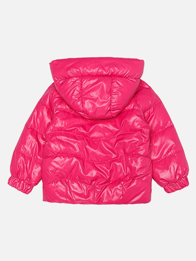 Куртка коротка демісезонна для дівчинки 98 колір малиновий ЦБ-00186280
